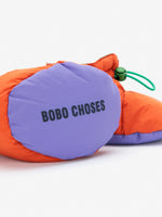 BOBO CHOSES RED PADDED BABY BOOTIES
