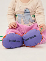 BOBO CHOSES RED PADDED BABY BOOTIES