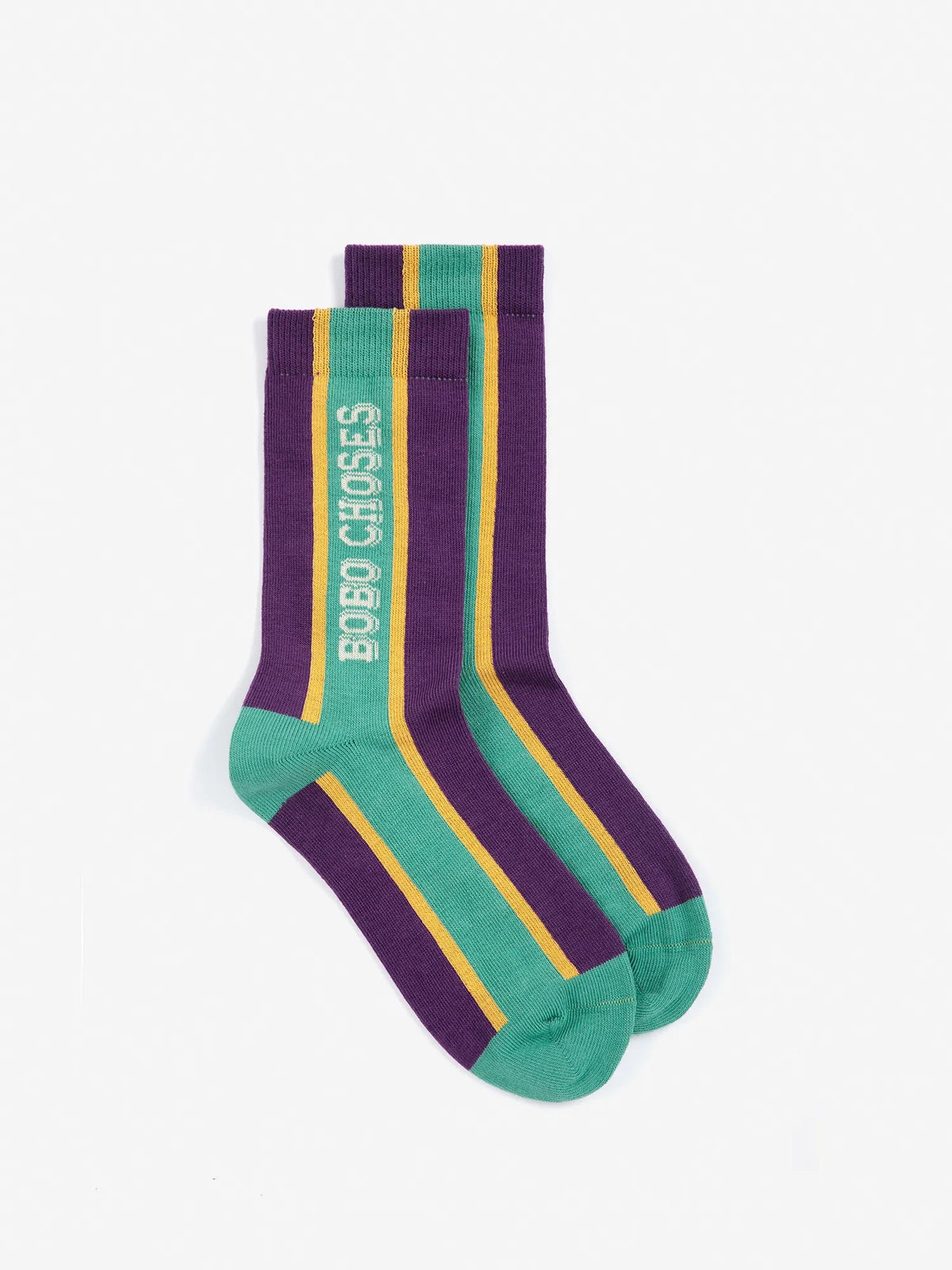 Bobo Choses Violet Embossed Extralong Socks