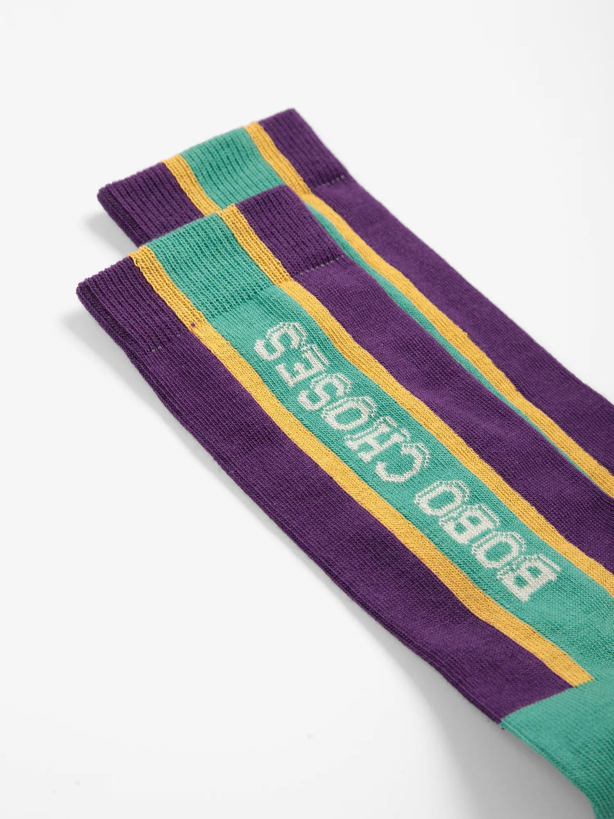 BOBO CHOSES VIOLET EMBOSSED EXTRALONG SOCKS