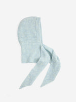 Knitted hooded scarf