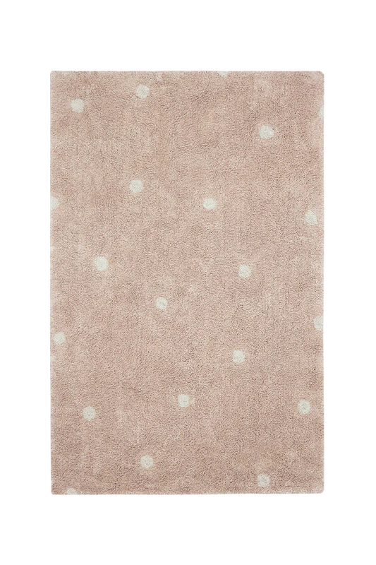 WASHABLE RUG MINI DOT ROSE