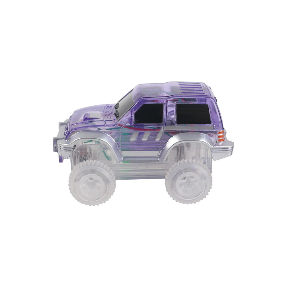 RACE TRACK CAR PASTEL PURPLE