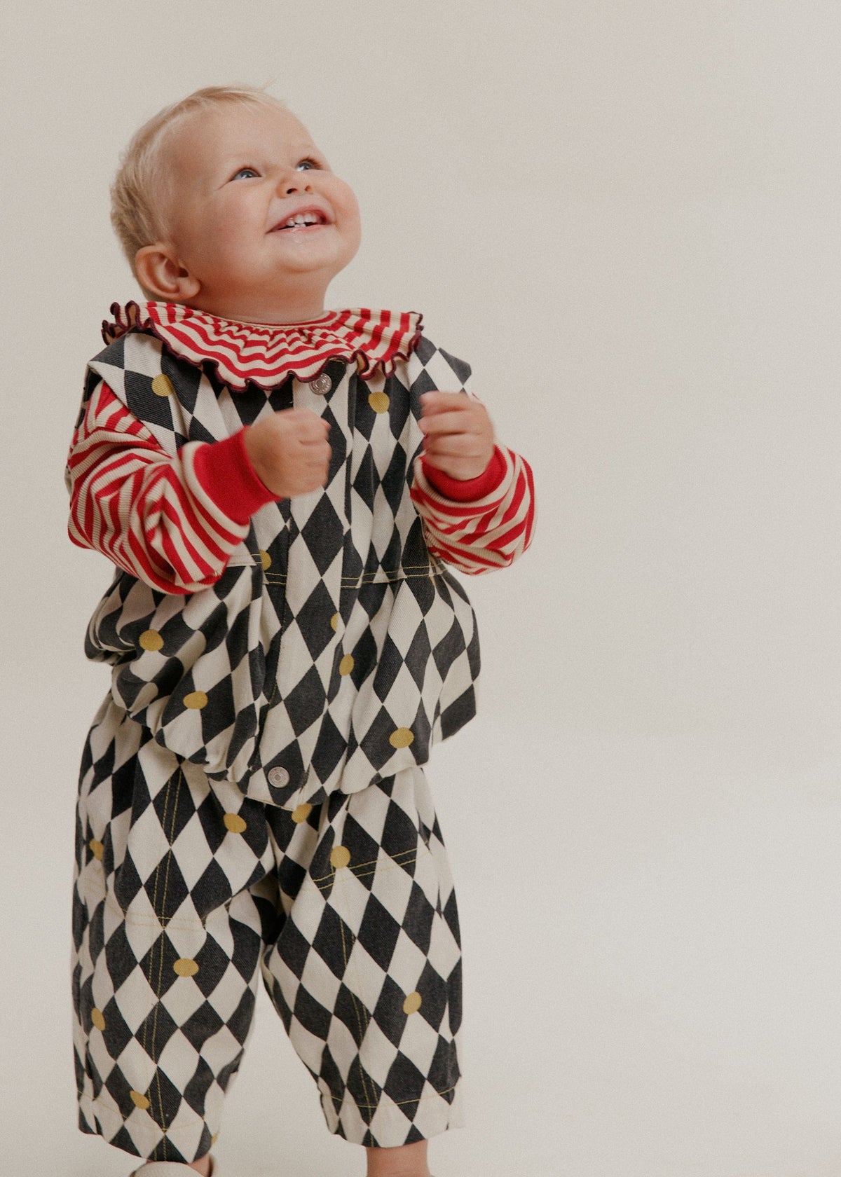 REX HARLEQUIN SPOT TROUSER
