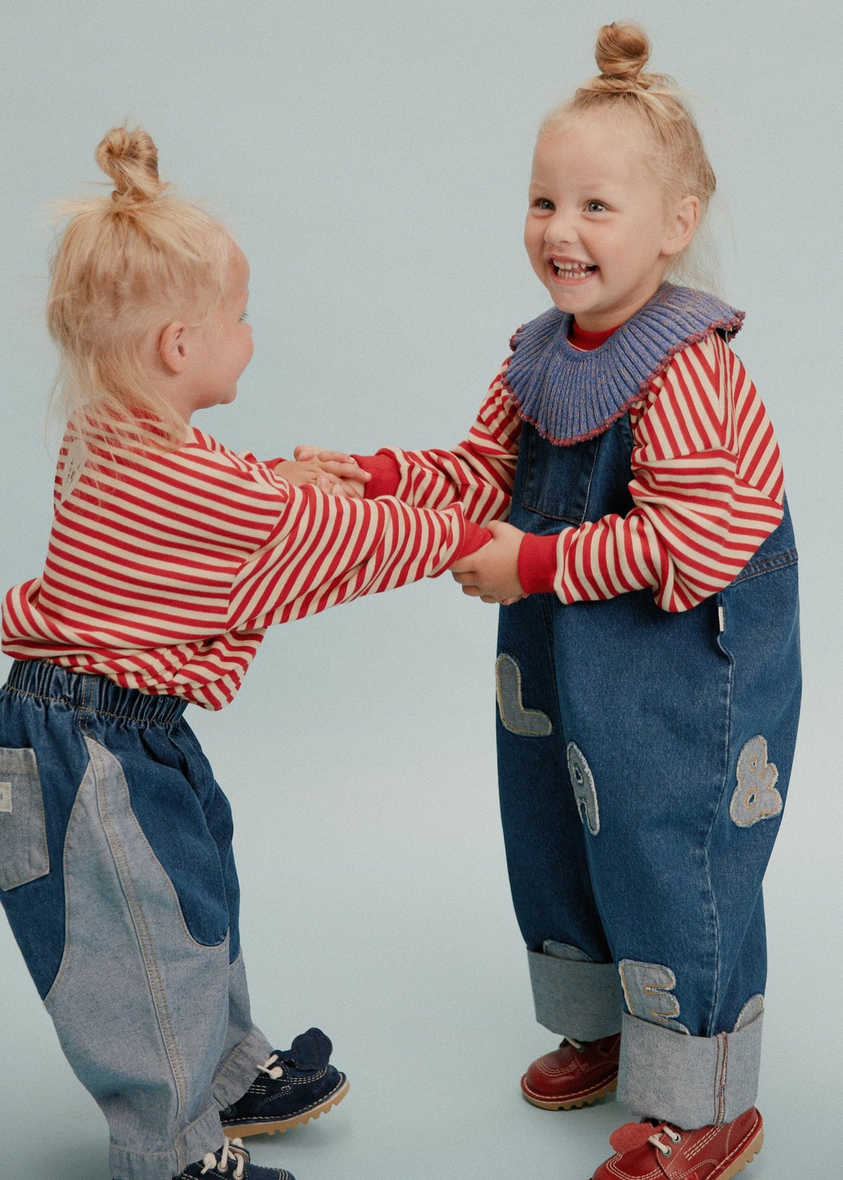 BLYTHE CLAUDE PATCH DENIM DUNGAREE