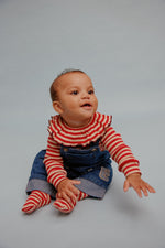 BLYTHE CLAUDE PATCH DENIM DUNGAREE