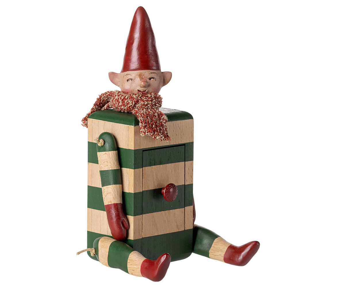 ELF WITH DRAWER - GREEN