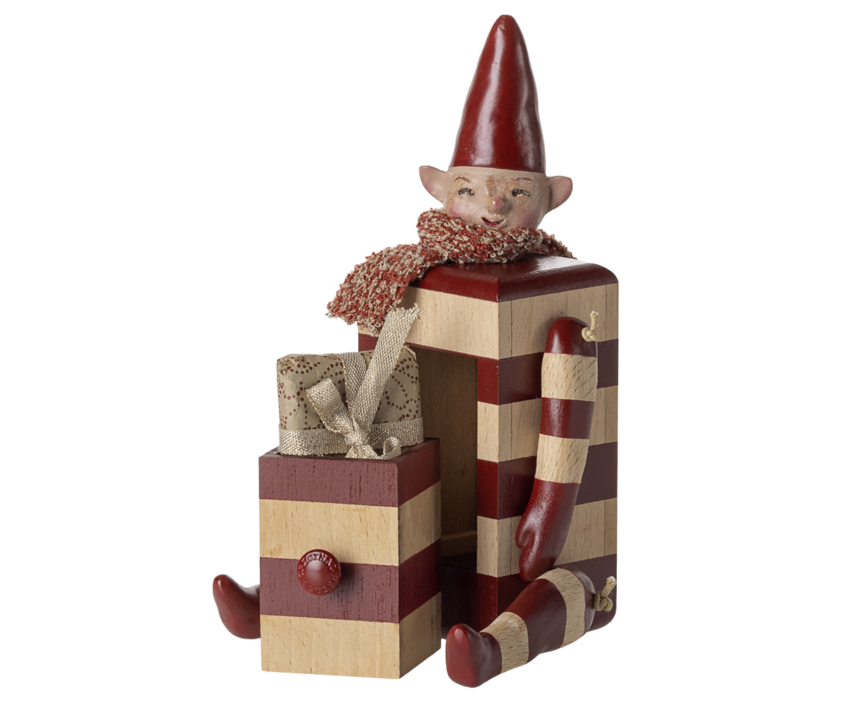 ELF WITH DRAWER - RED