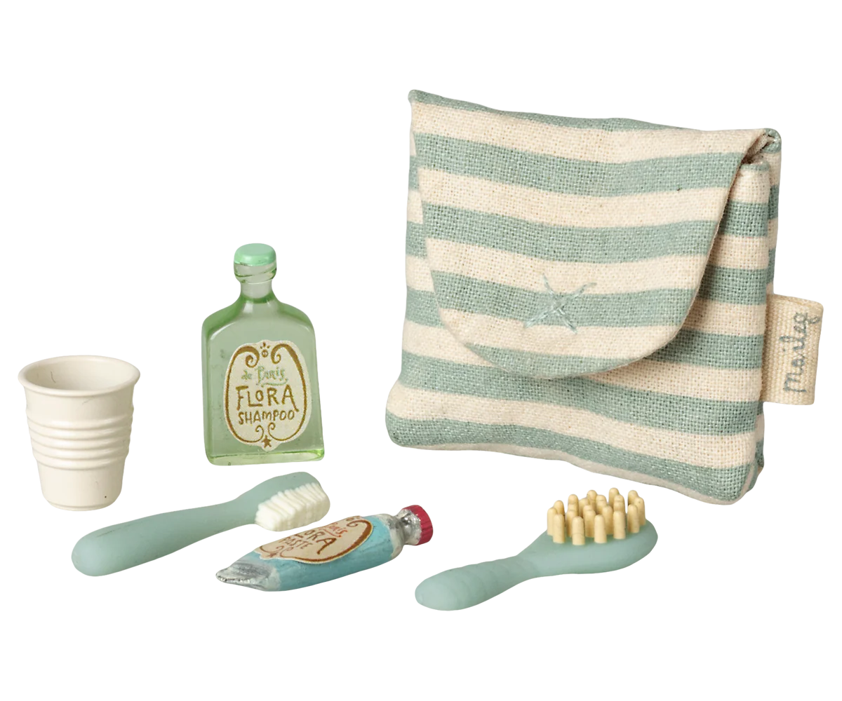 DANTŲ VALYMO RINKINYS, MOUSE - BLUE STRIPE