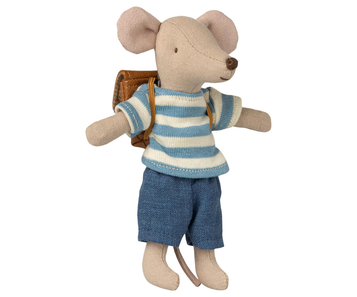 TRICYCLE MOUSE, BIG BROTHER - BROWN