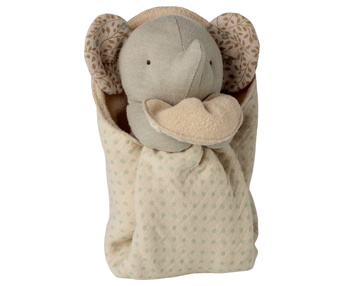LULLABY FRIENDS, ELEPHANT, MINI - IRON GREY