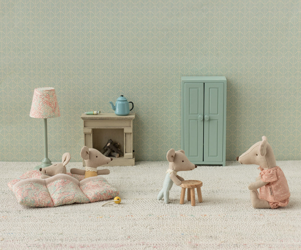 Triplets, Baby Mice in Matchbox - Checker