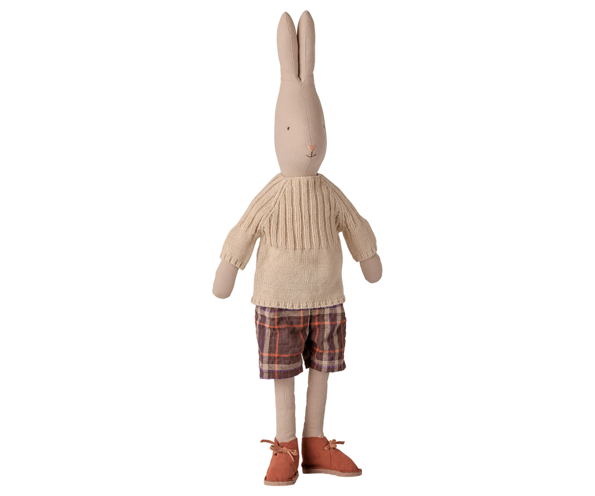 Pants and knitted sweater, Size 4 - Off white