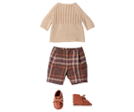 Pants and knitted sweater, Size 4 - Off white
