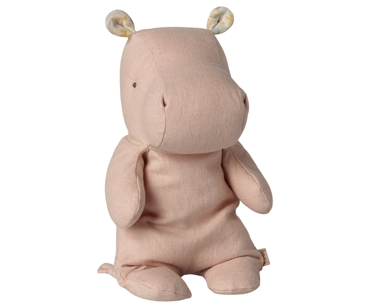 Safari friends, Hippo, Small - Soft rose