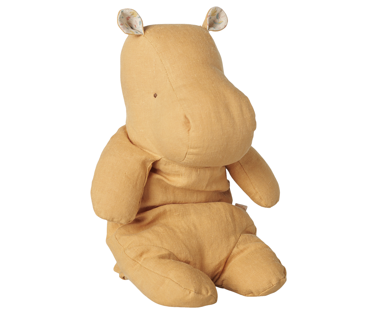 Safari friends, Hippo, Medium - Vintage yellow