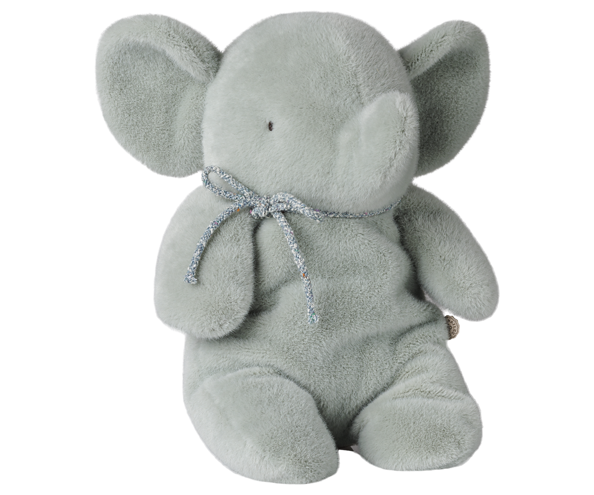 Elephant plush, Medium - Soft mint
