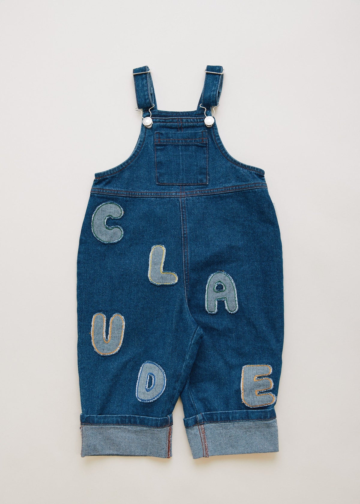 BLYTHE CLAUDE PATCH DENIM DUNGAREE