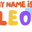 My name is Leo logo