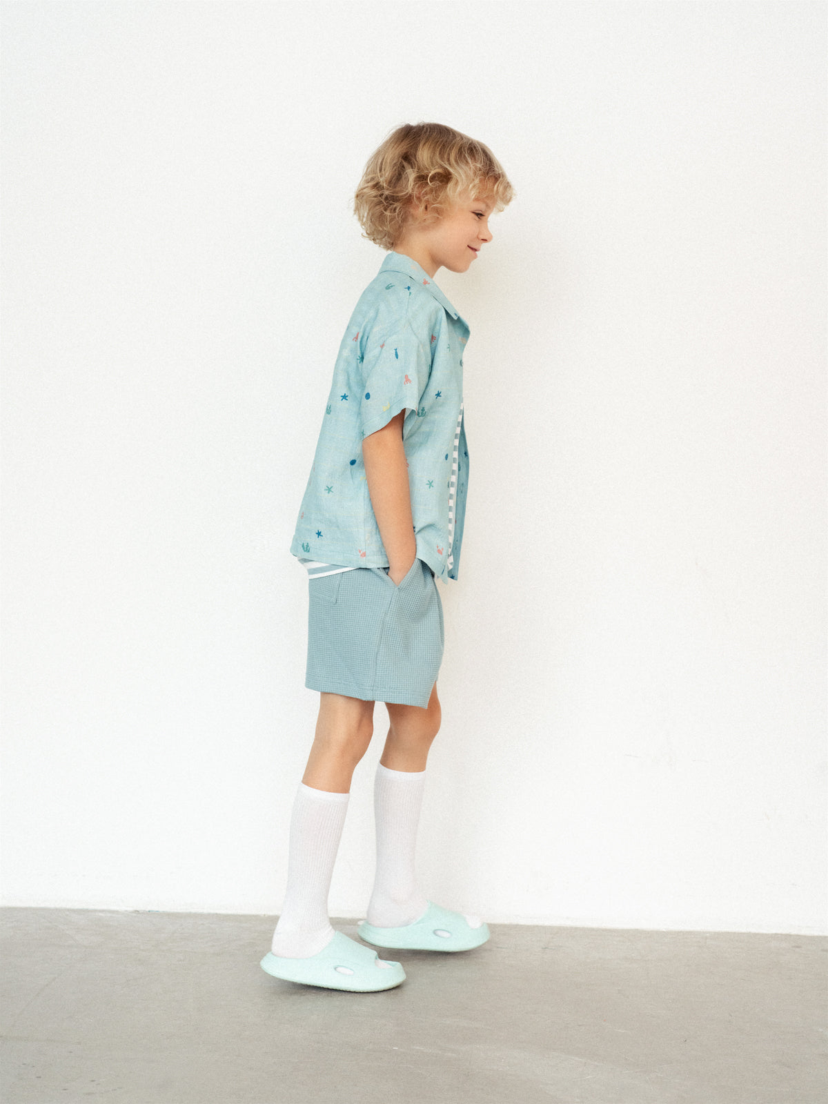 Sea linen shirt