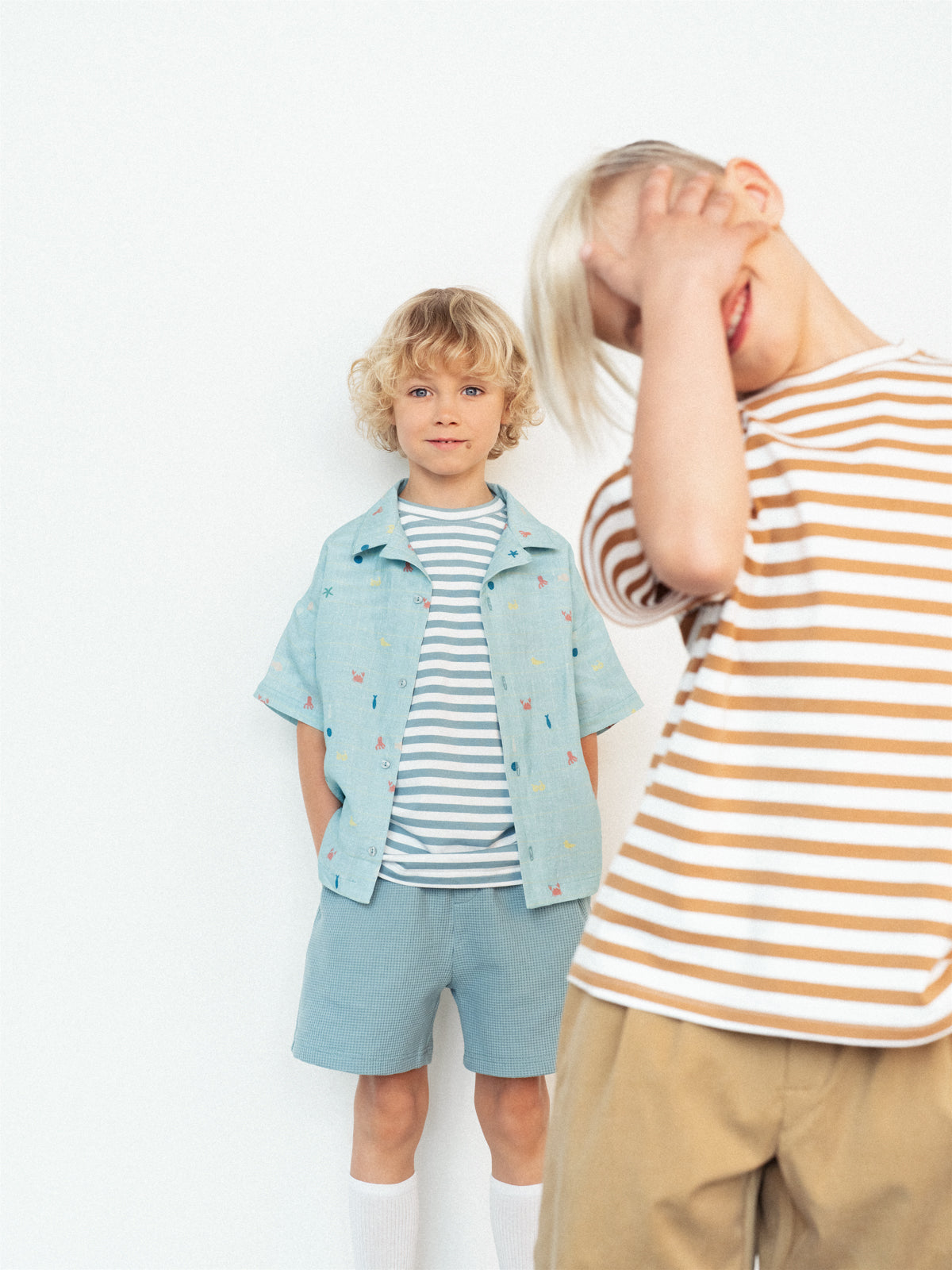 Sea linen shirt