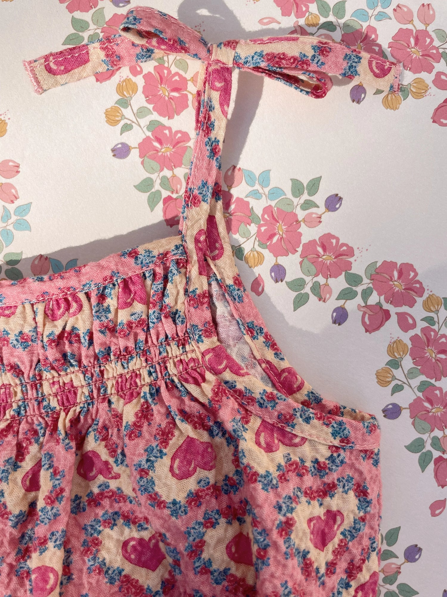 VIVIAN STRAP ROMPER GOTS - FELICE ROSE