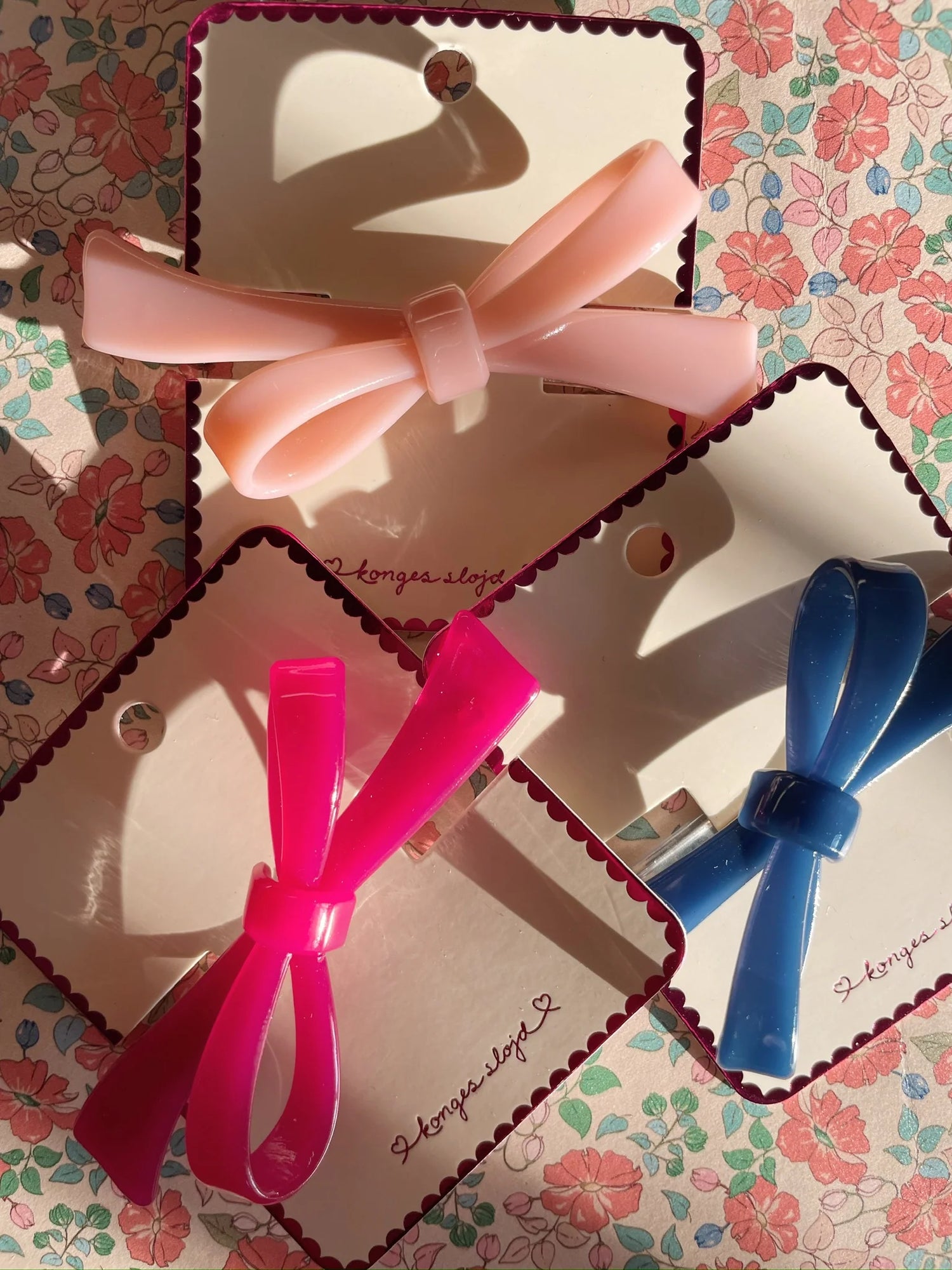 BELMA BOW HAIR CLIP - ENSIGN BLUE