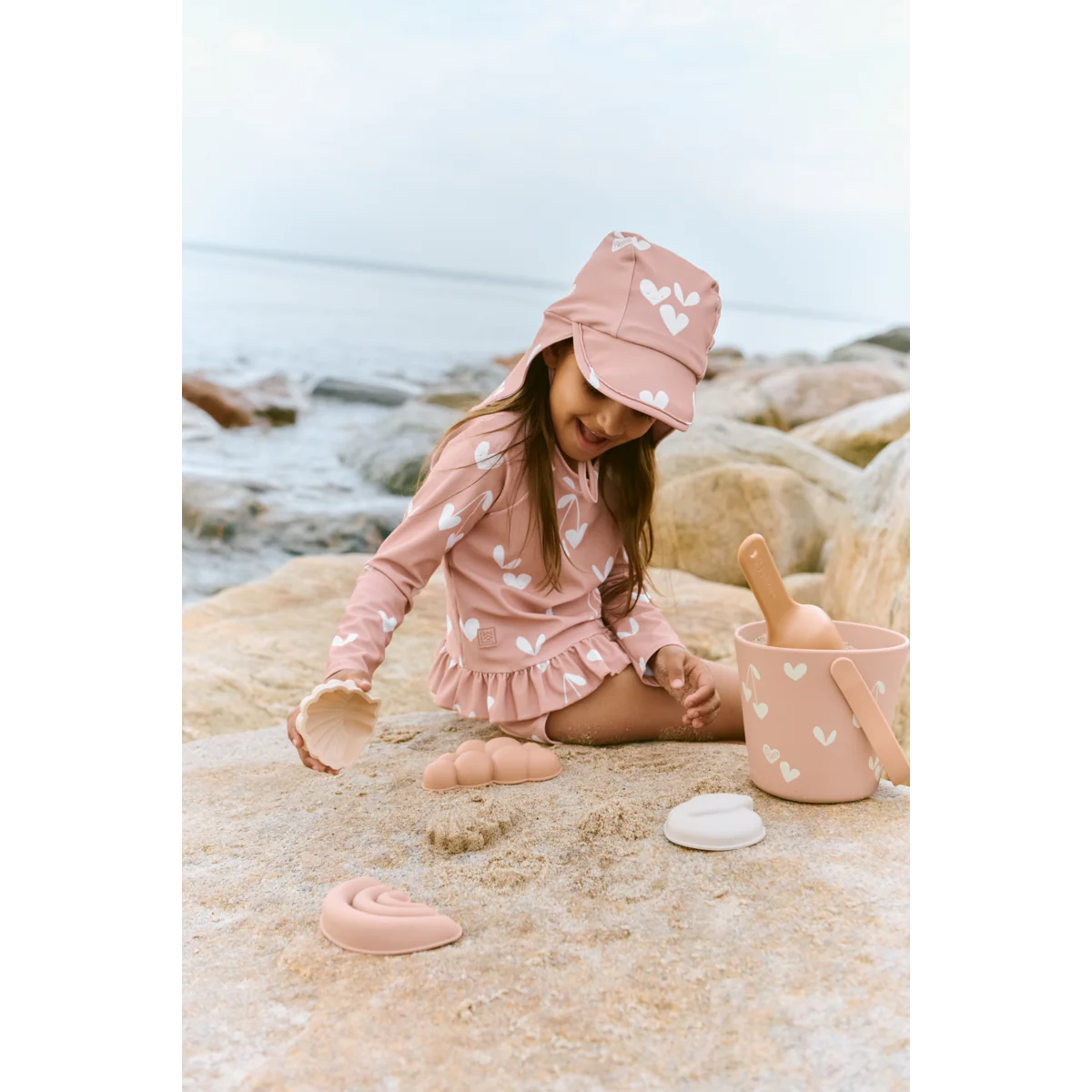 GILMA SWEETHEARTS BEACH SET - SWEETHEARTS / PALE TUSCANY