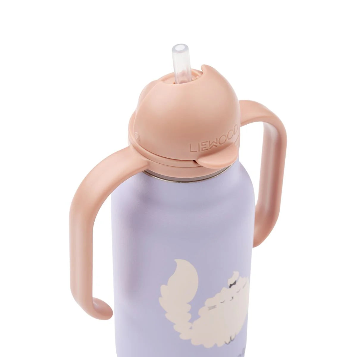 KIMMIE WATER BOTTLE 250ML - CAT / WARM LILAC