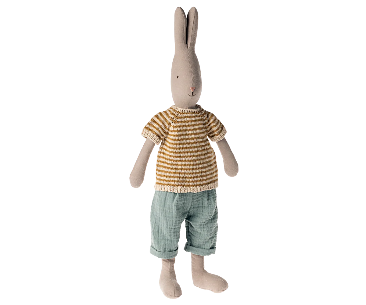 RABBIT, SIZE 3 - CLASSIC - KNITTED SHIRT AND PANTS