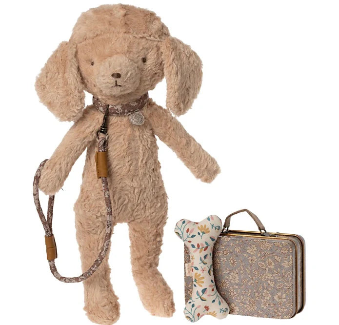 POODLE DOG, VINTAGE PLUSH Dusty powder