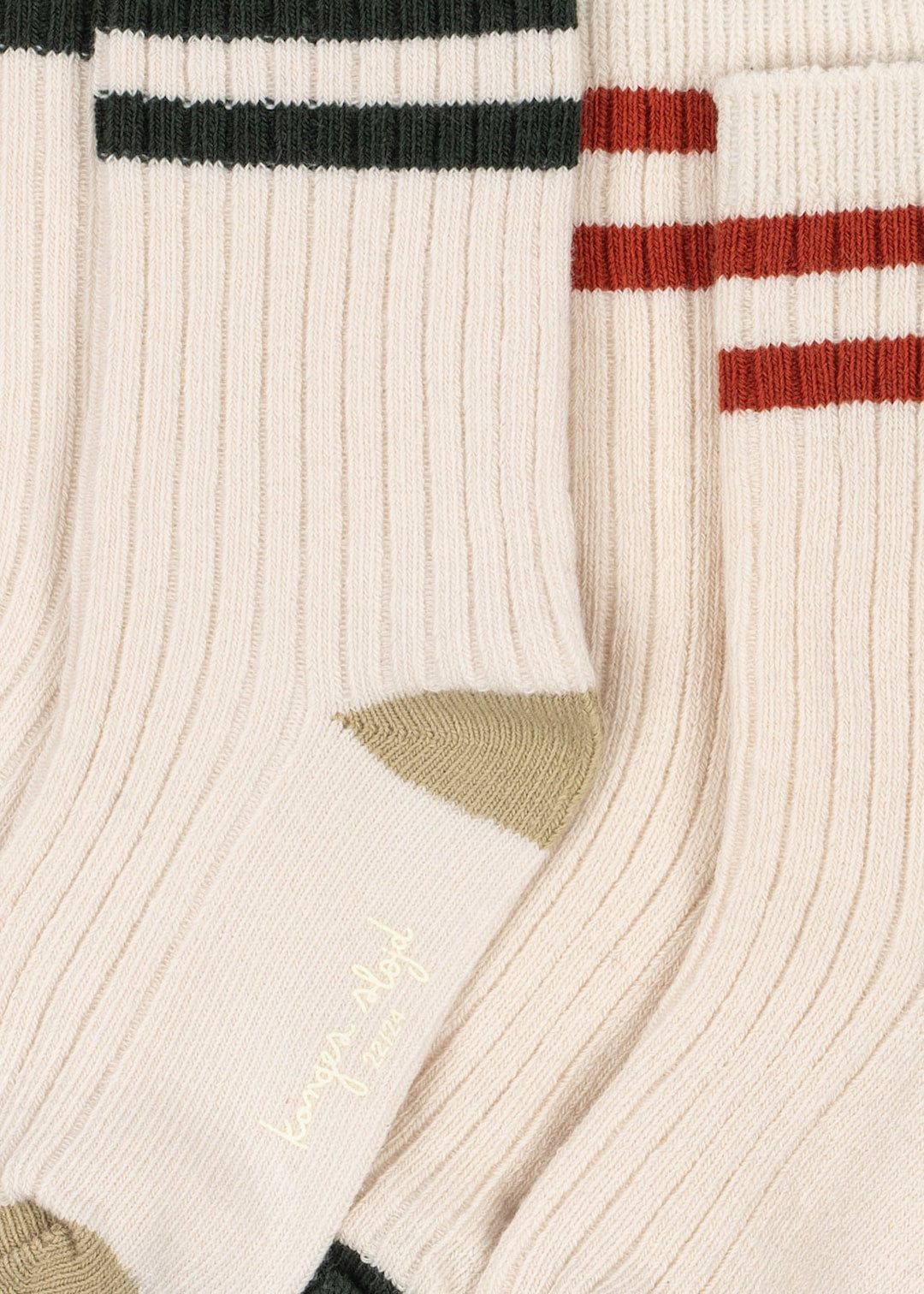 2 VNT. RIB KOJINIŲ RINKINYS - GREEN STRIPE