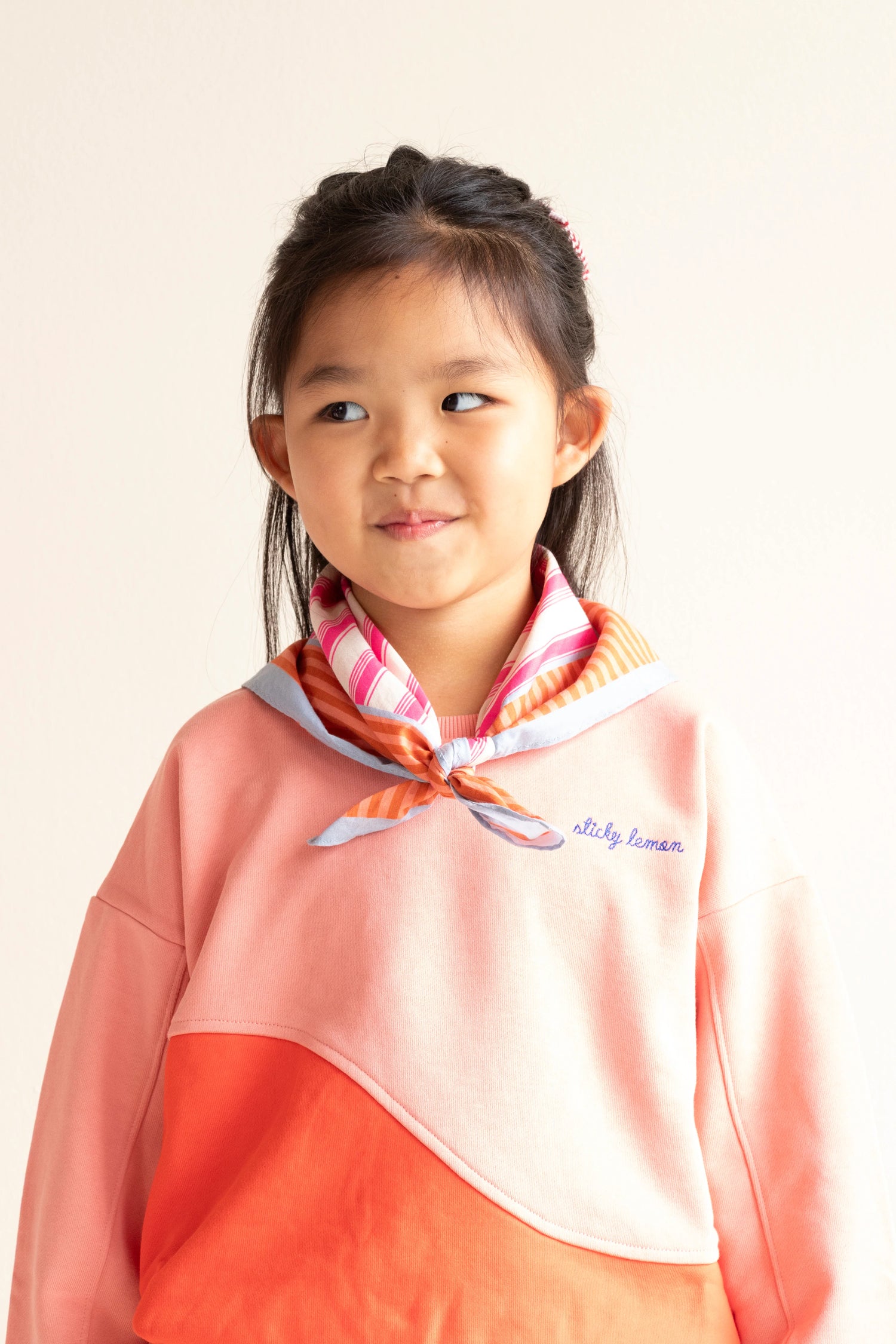 SCARF | CORAL PINK + SHIPWRECK RUST