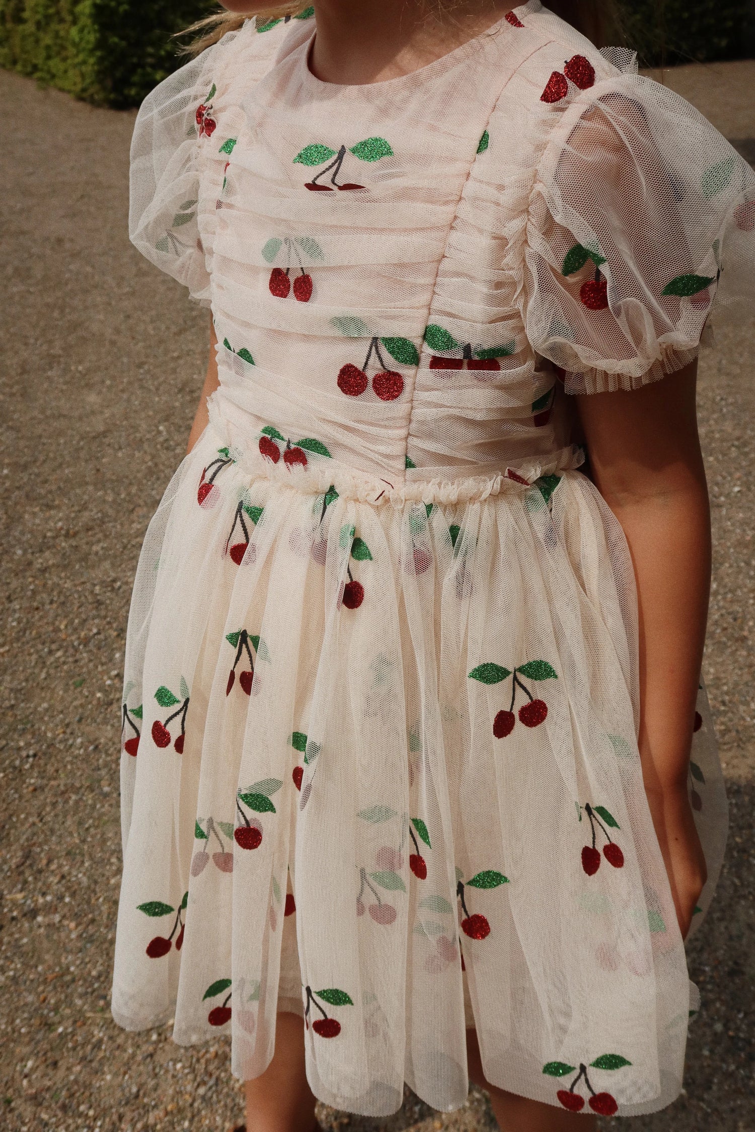 TULLIE DRESS - MA GRANDE CERISE GLITTER