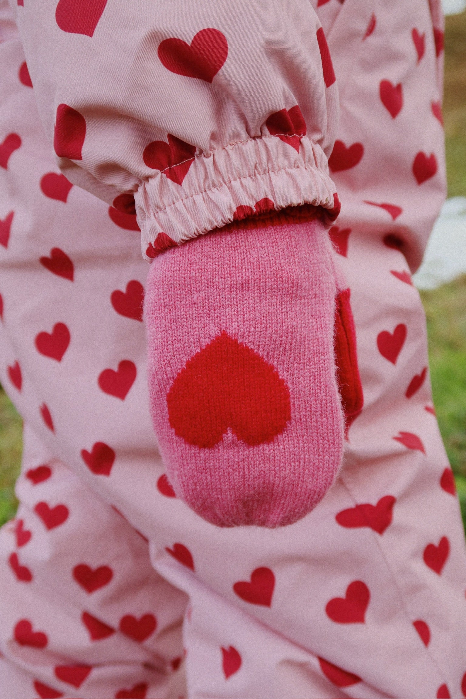 Collette Mittens Pink