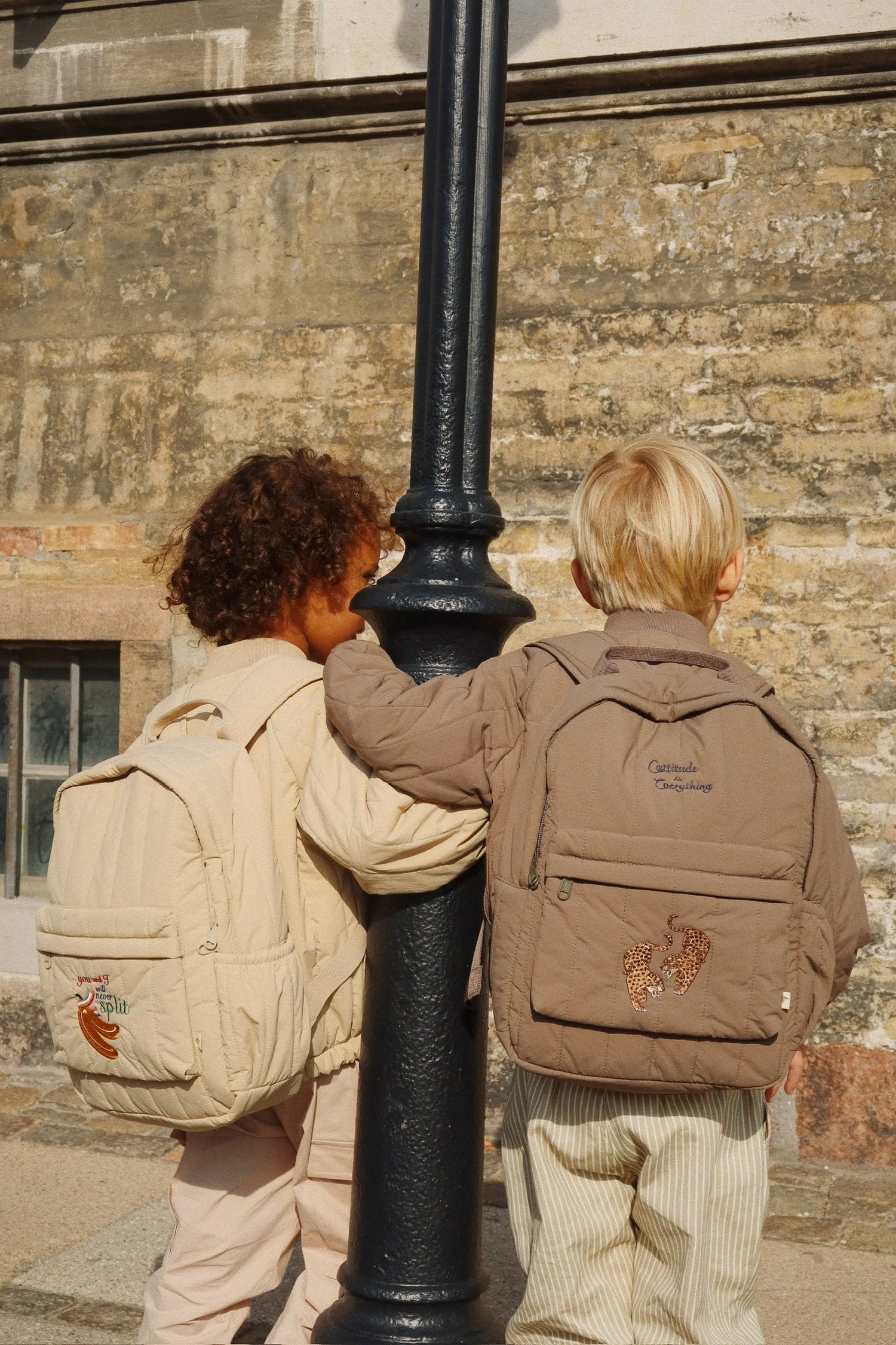 JUNO QUILTED BACKPACK MIDI - WALNUT