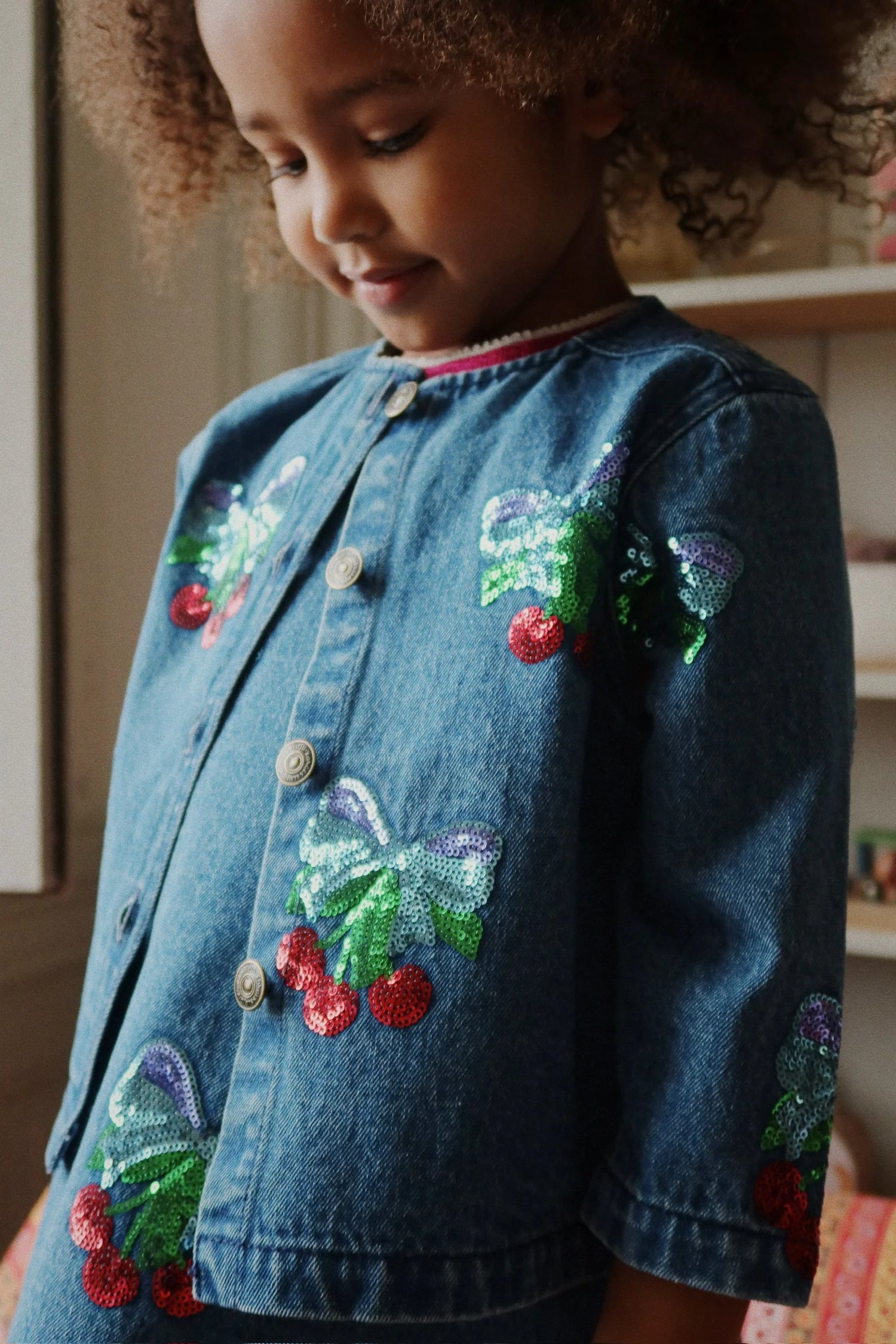 MAGOT SEQUIN DENIM JACKET GOT - AMARENA SEQUIN