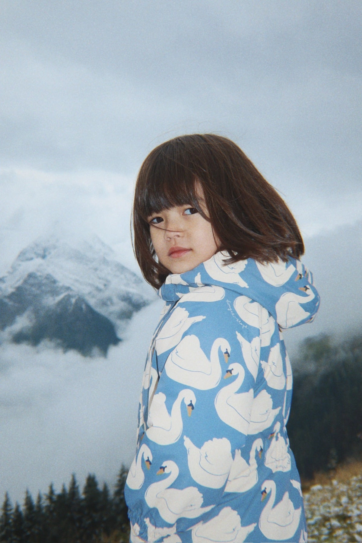 NOHR SNOWSUIT PRINT - SWAN