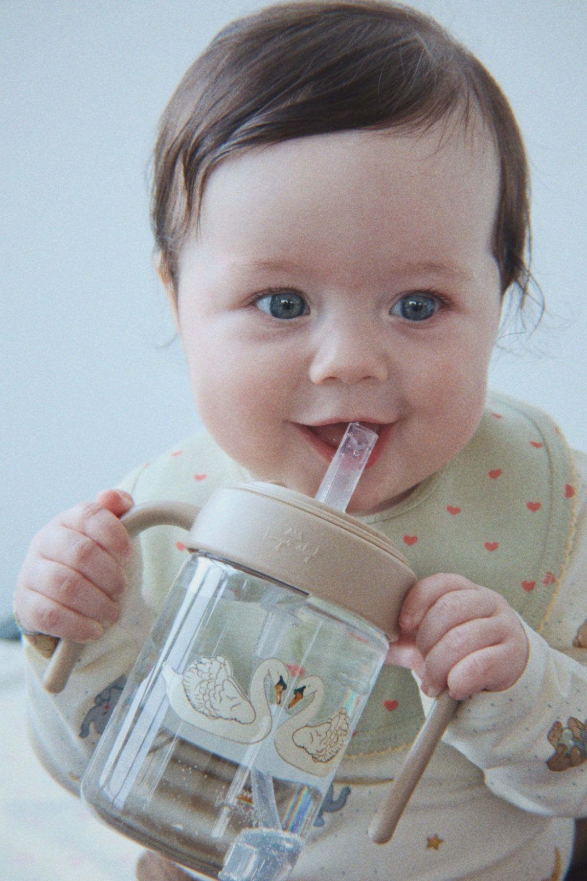 BASIC 2 PACK BIBS - COEUR GOLDEN/COEUR LINT
