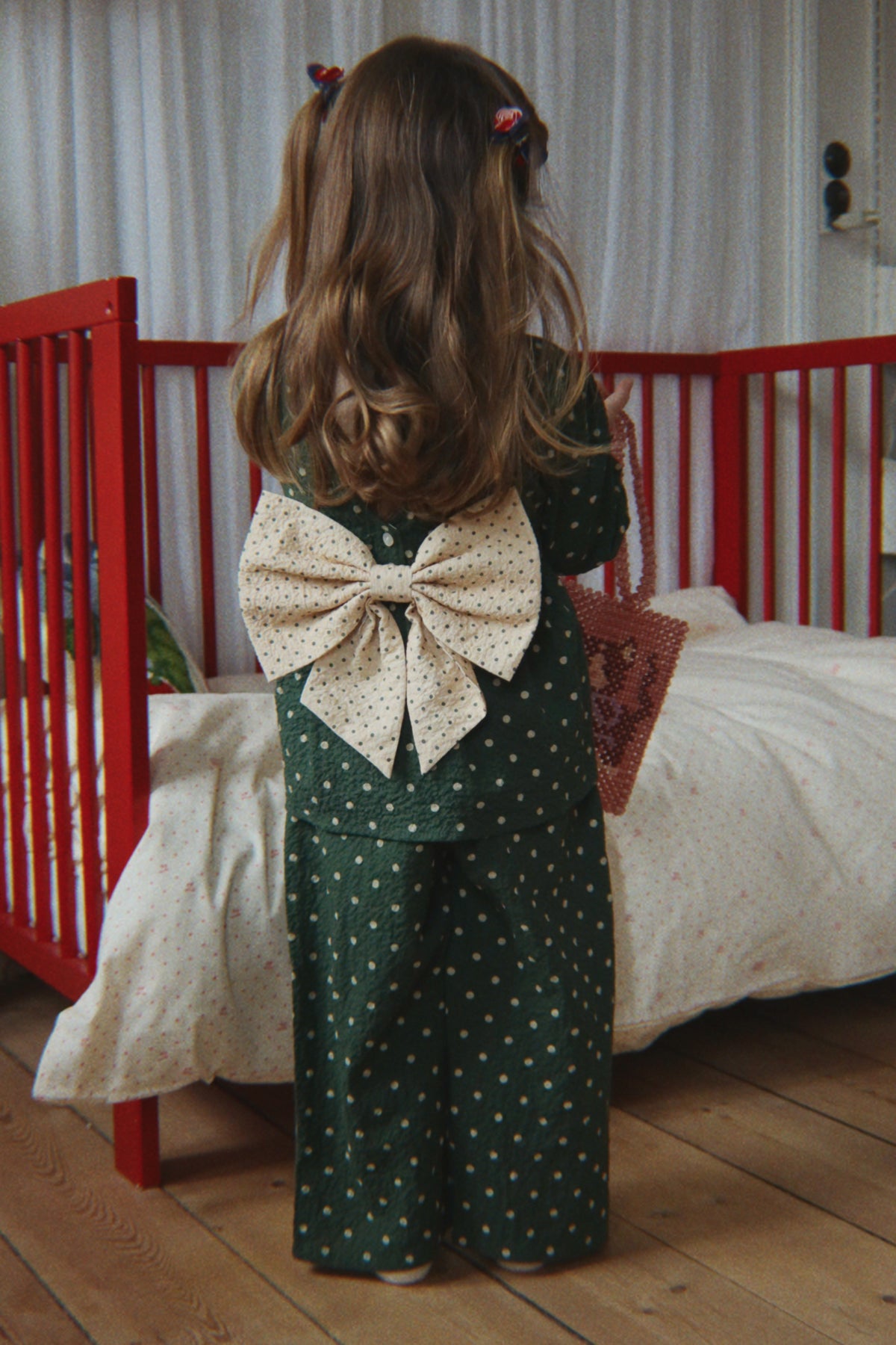 ELIN BOW BLOUSE GOTS - DOT MARSEILLE