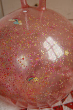GLITTER JUMP BALL - RAINBOW