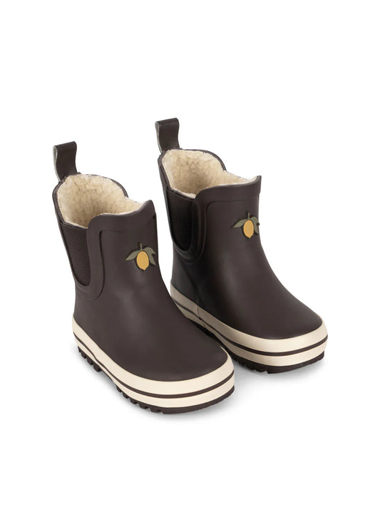 ROI RAIN BOOT LOW - CHOCOLATE BROWN