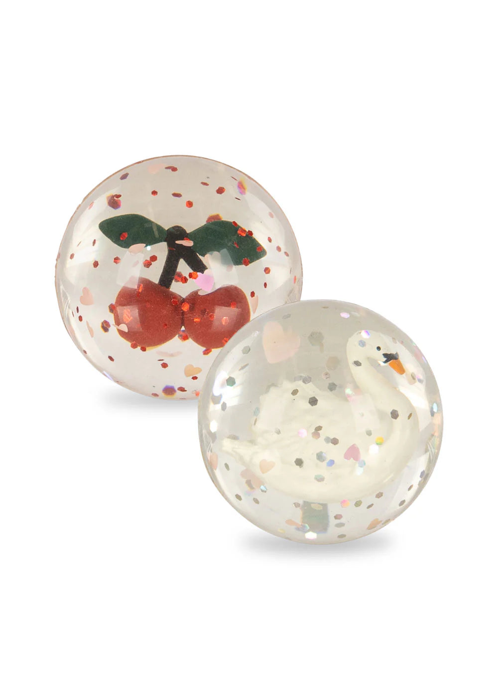 BOUNCING BALL SETS - CHERRY/SWAN