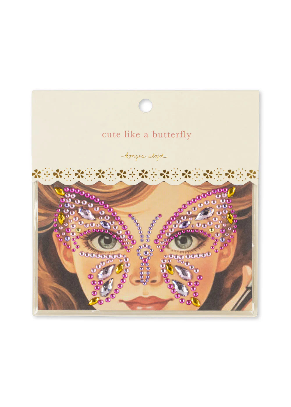 BUTTERFLY FACE JEWELS - MULTI