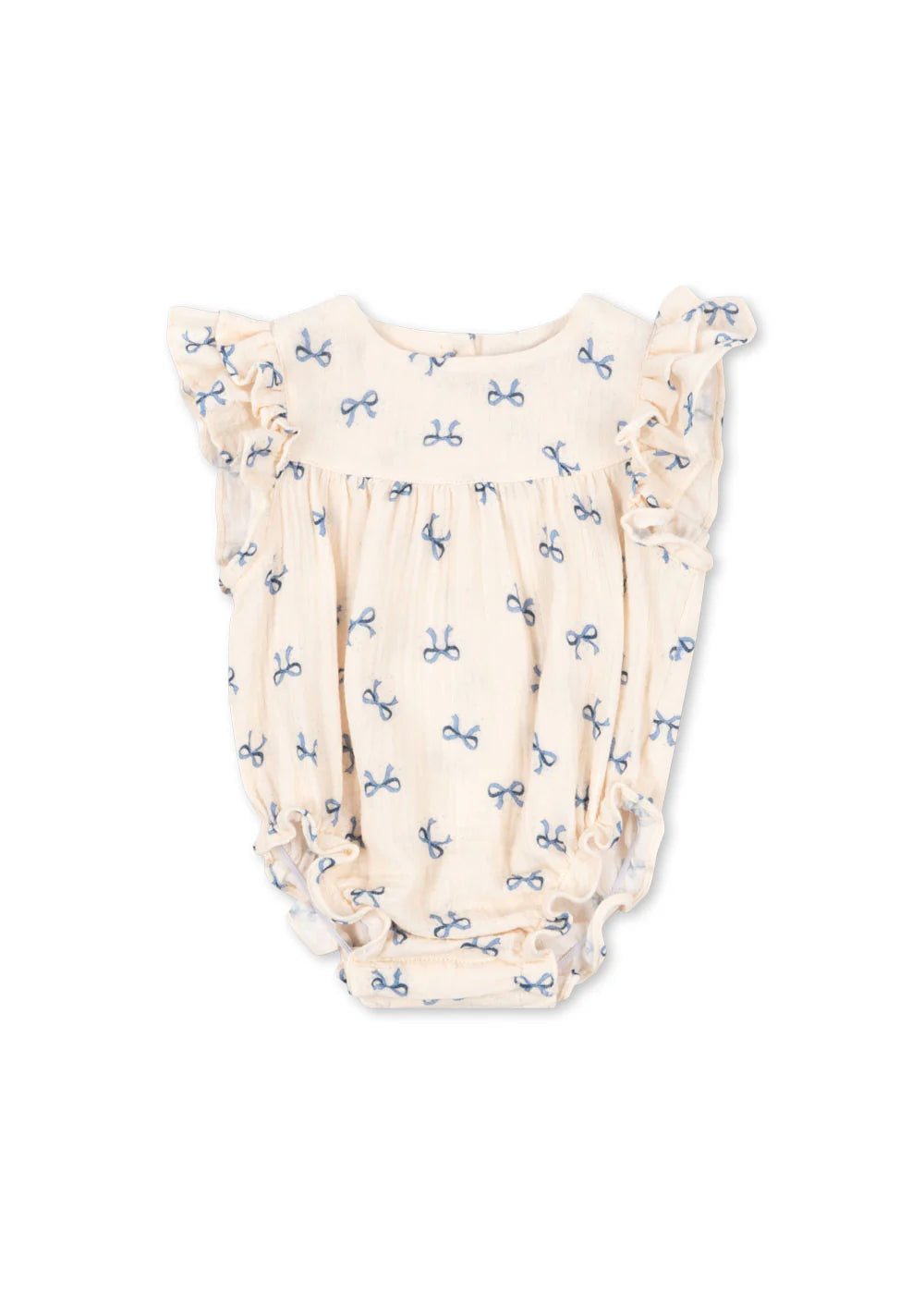 COCO ROMPER GOTS - BOW BLEU
