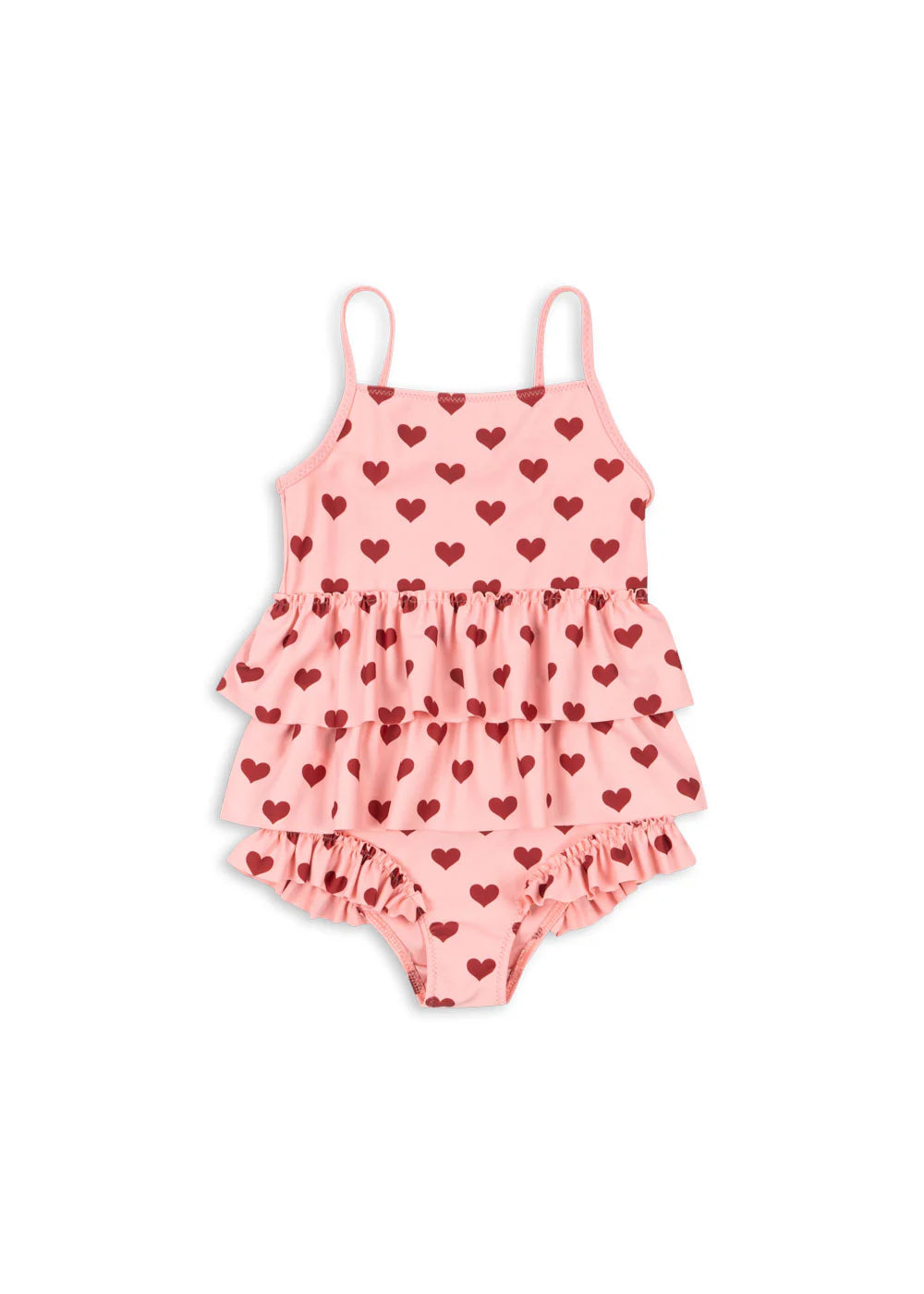 MANUCA FRILL SWIMSUIT GRS - AMOUR PINK