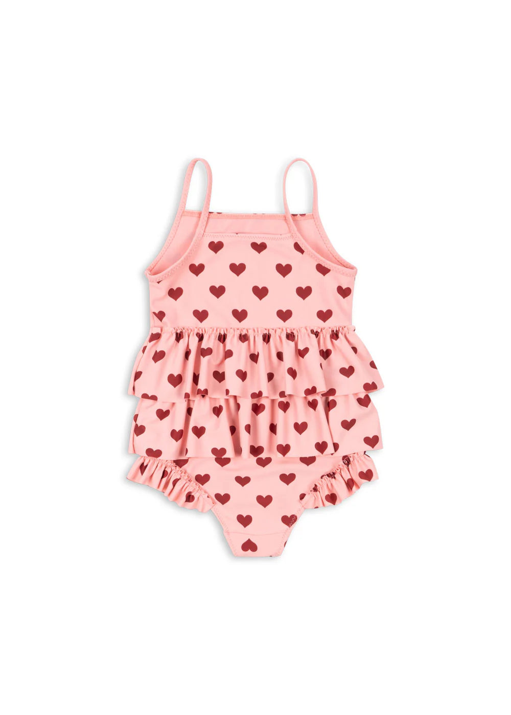 MANUCA FRILL SWIMSUIT GRS - AMOUR PINK