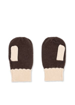 COLLETTE MITTENS - CHOCOLATE BROWN