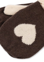 COLLETTE MITTENS - CHOCOLATE BROWN