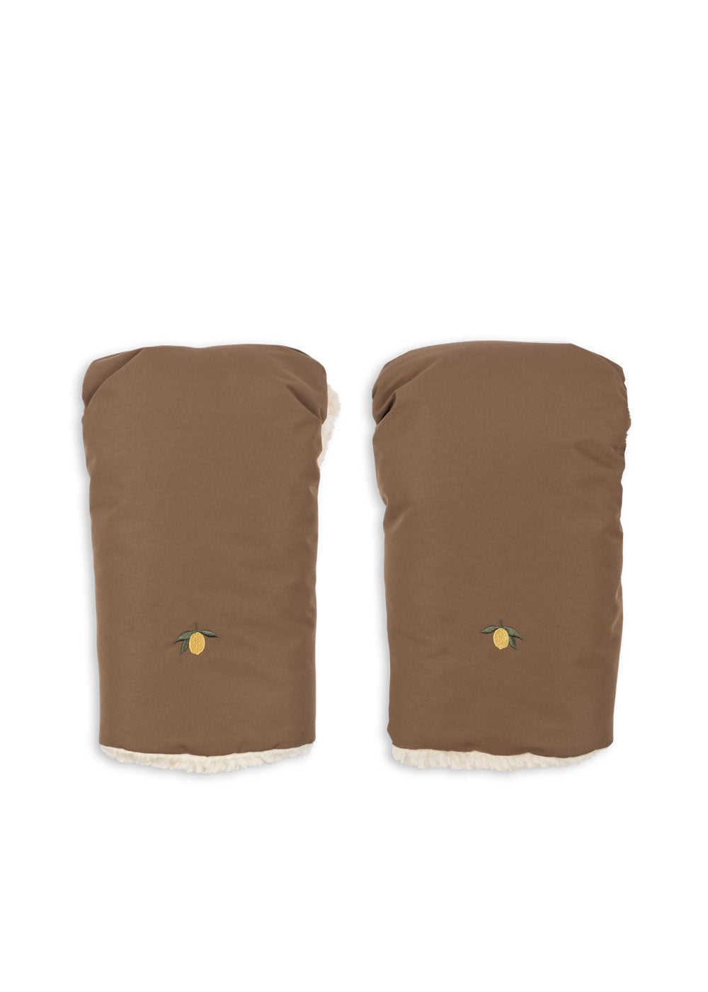 NOHR STROLLER MITTENS - WALNUT